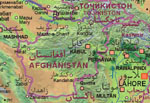 map of Afghanistan